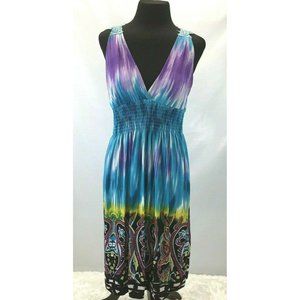 ICU Sun Dress Women Size Medium Sleeveless
